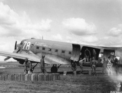 A Dakota C47 like those that took off from RAF Ramsbury.