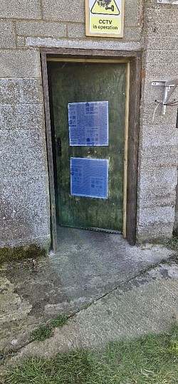 New door on the shack, still a work in progress.